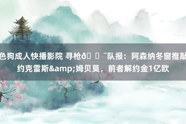 色狗成人快播影院 寻枪🚨队报：阿森纳冬窗推敲约克雷斯&姆贝莫，前者解约金1亿欧