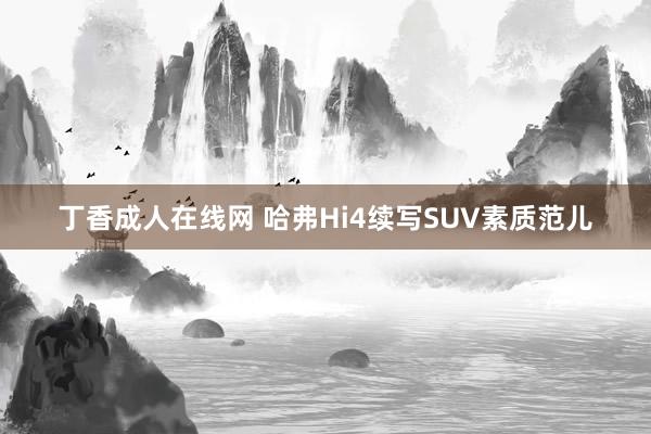 丁香成人在线网 哈弗Hi4续写SUV素质范儿