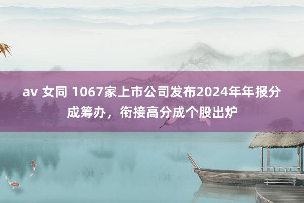av 女同 1067家上市公司发布2024年年报分成筹办，衔接高分成个股出炉